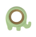 Load image into Gallery viewer, Koala Dream Silicone and Timber -  Elephant Teether Green
