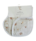 Load image into Gallery viewer, Mini & Me - Burp Bib - Desert Palms/Nude Gingham
