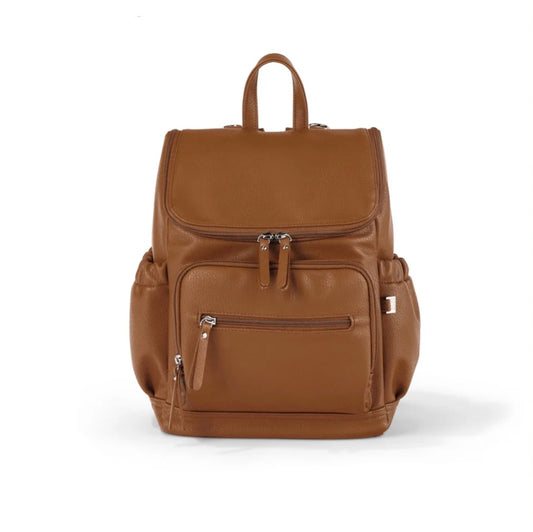 OiOi Mini Signature Backpack - Chestnut Dimple