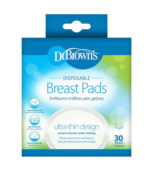 Dr Browns Breast Pad Disp (Oval) 30pk