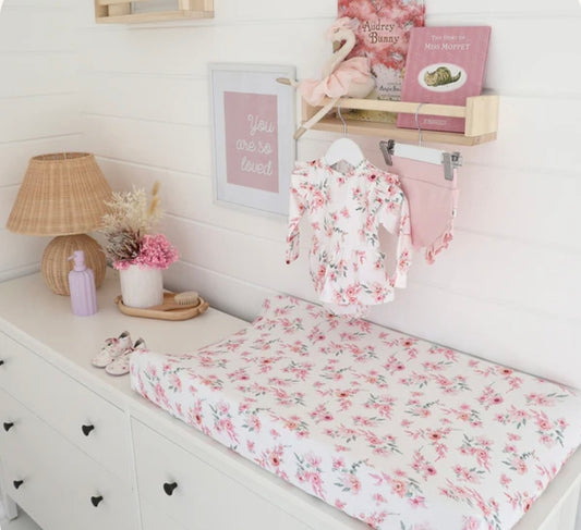 Snuggle Hunny - Bassinet Sheet/Change Pad Cover - Camille