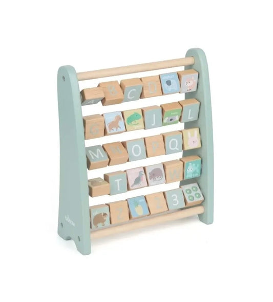 Bubble - Wooden Alpha Abacus