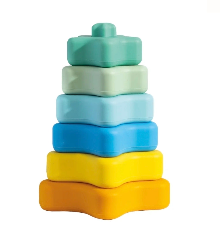 Living Textiles - Star Stacking Tower - Sorbet