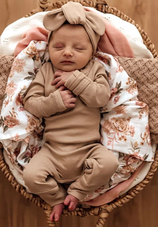 Snuggle Hunny Kids Organic Grow Suit - Pebble