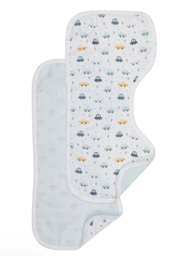 All4Ella - Burp Bibs 2pk - Beep Beep