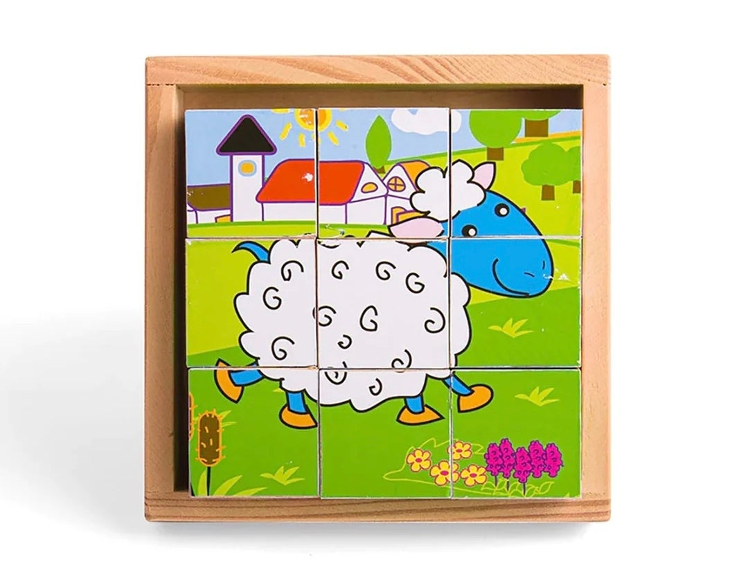 BigJigs - Animal Cube - Cow