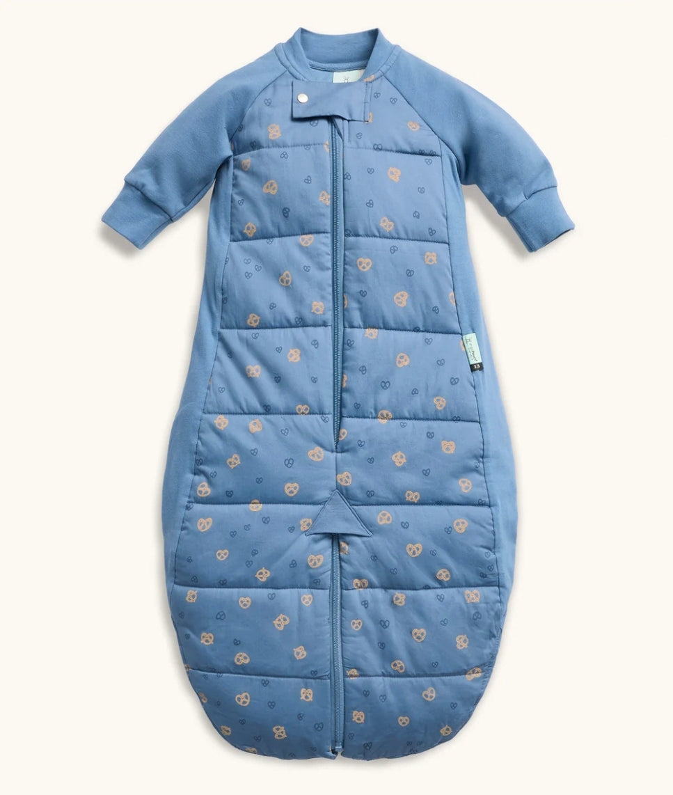 ErgoPouch - Sleep Suit Bag Long Sleeve - 3.5Tog - Petit Pretzel