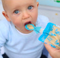 Load image into Gallery viewer, Cherub Baby - Universal Food Pouch Spoons 2pk - Aqua & Mint
