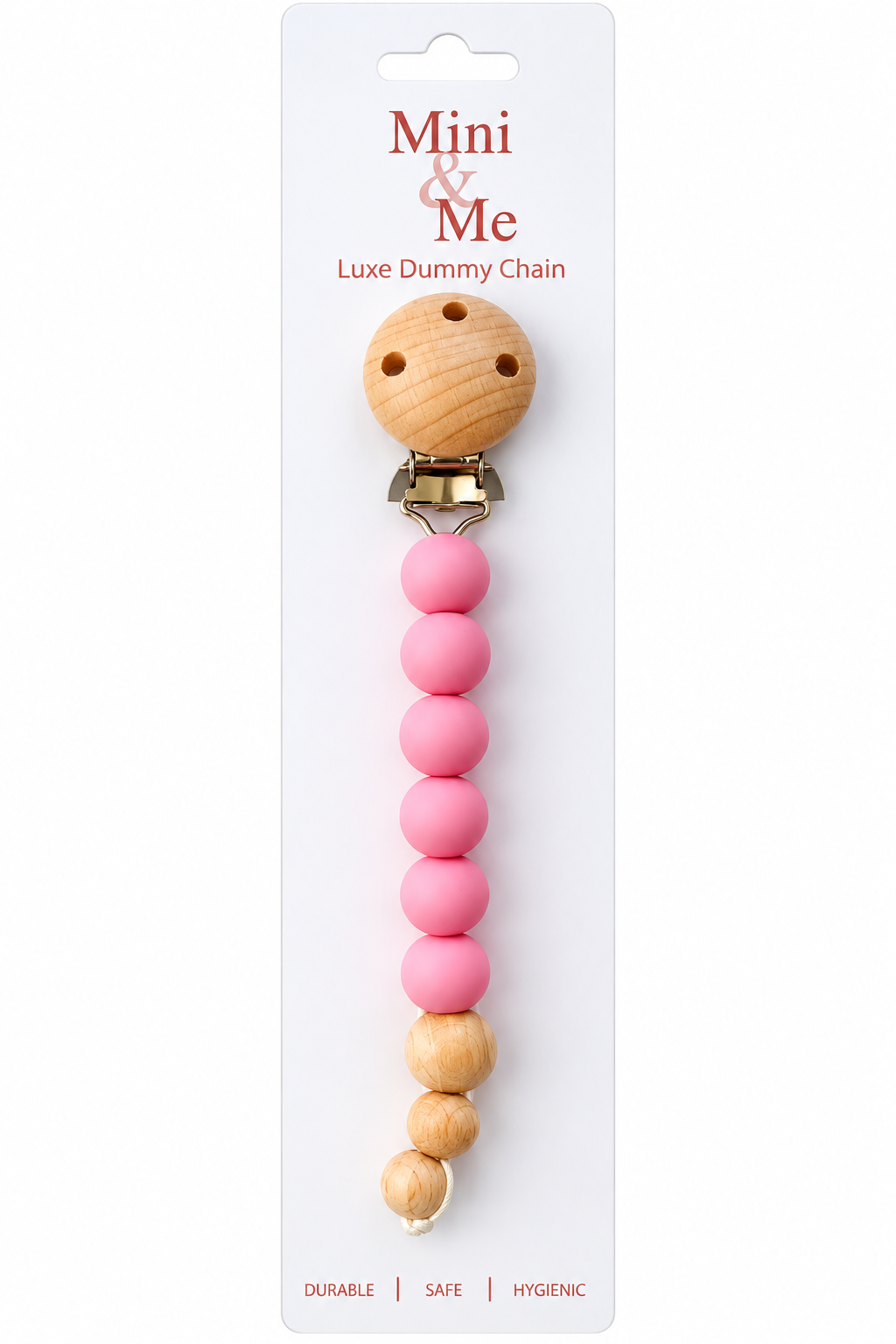 Cuddle Bug & Co - Luxe Dummy Chain - Guava