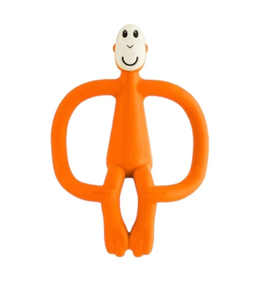 Matchstick Monkey Teething Toy & Gel Applicator - Orange
