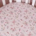 Load image into Gallery viewer, Snuggle Hunny - Organic Cot Sheet - Alice’s Tea Party
