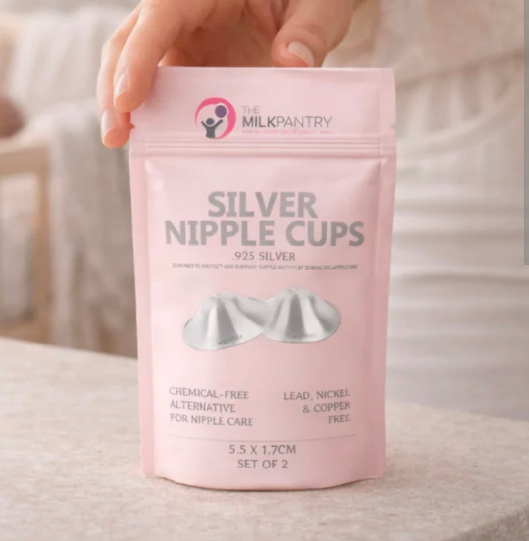 The Milk Pantry - Silver Nursing Cups