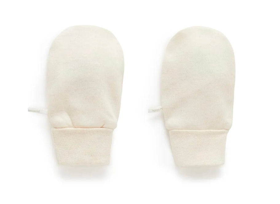 Purebaby - Mittens - Vanilla - One Size