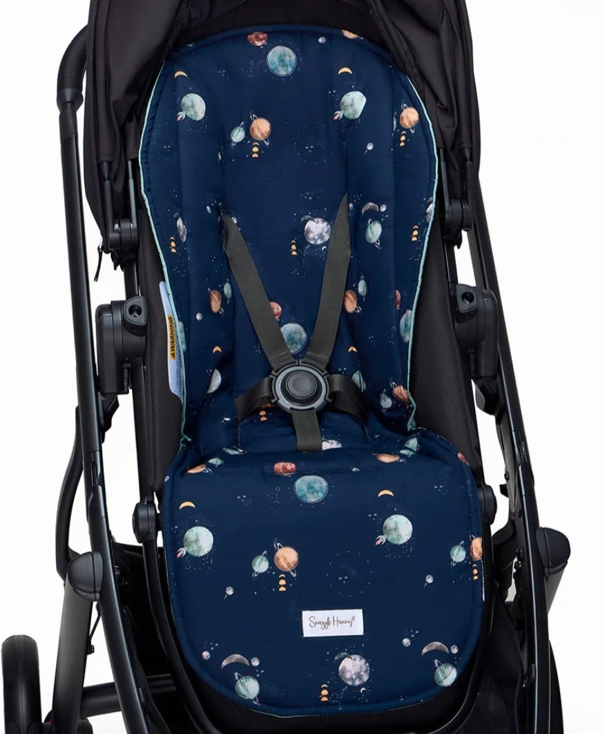 Snuggle Hunny Kids - Organic Universal Reversible Pram Liner - Milkyway