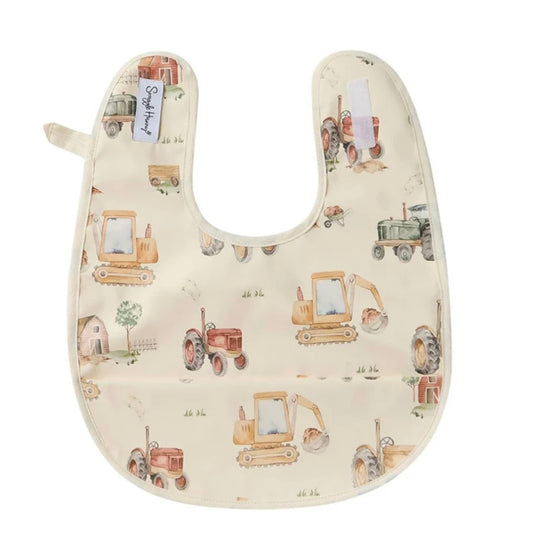 Snuggle Hunny Bib - Digger