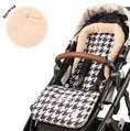 Load image into Gallery viewer, Oioi Cosy Fleece Pram Liner - Houndstooth

