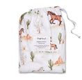 Load image into Gallery viewer, Snuggle Hunny Kids - Organic Fitted Cot Sheet - Wild Horses
