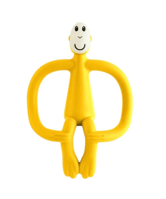 Matchstick Monkey Teething Toy & Gel Applicator - Yellow