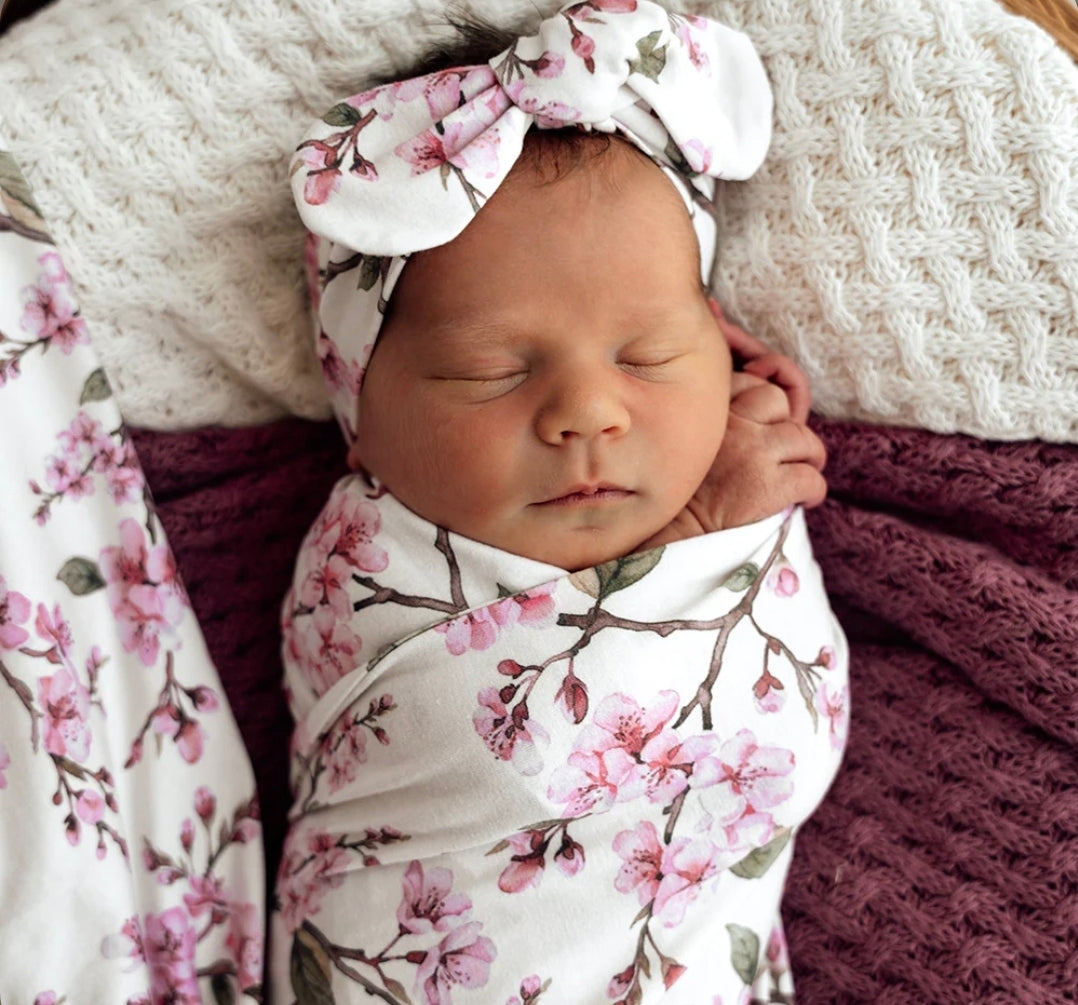 Snuggle Hunny Kids Wrap Set - Cherry Blossom