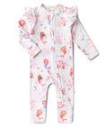 Load image into Gallery viewer, Snuggle Hunny Kids - Organic Convertible Snugglesuit With Frill - Mermaid
