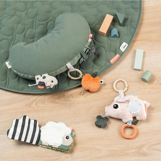 Done By Deer - Tummy Time Activity Pillow - Tiny Farm