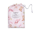 Load image into Gallery viewer, Snuggle Hunny - Fitted Jersey Bassinet/Change Sheet - Boots and Bows
