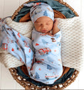 Load image into Gallery viewer, Snuggle Hunny Kids - Organic Jersey Wrap Set - To The Rescue

