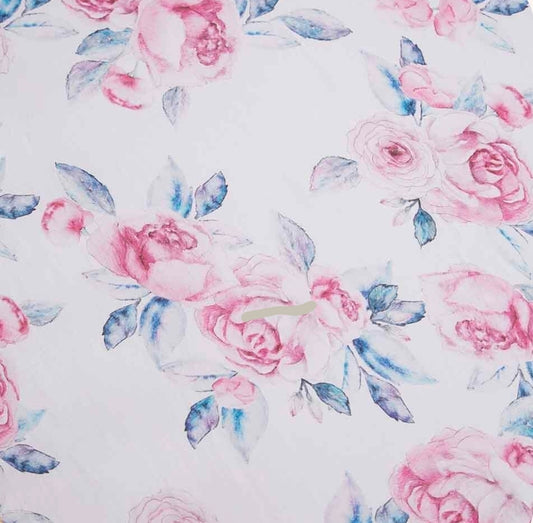 Snuggle Hunny Kids - Organic Fitted Cot Sheet - Lilac Skies