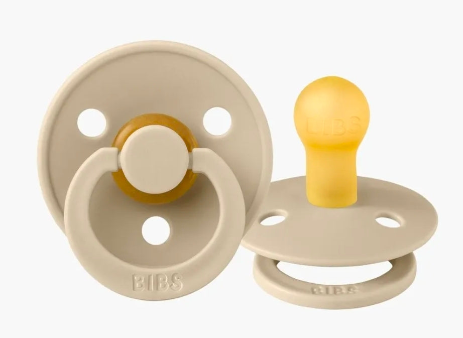 BIBS - Colour Pacifier ROUND - Vanilla