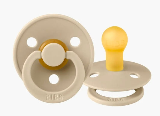 BIBS - Colour Pacifier ROUND - Vanilla