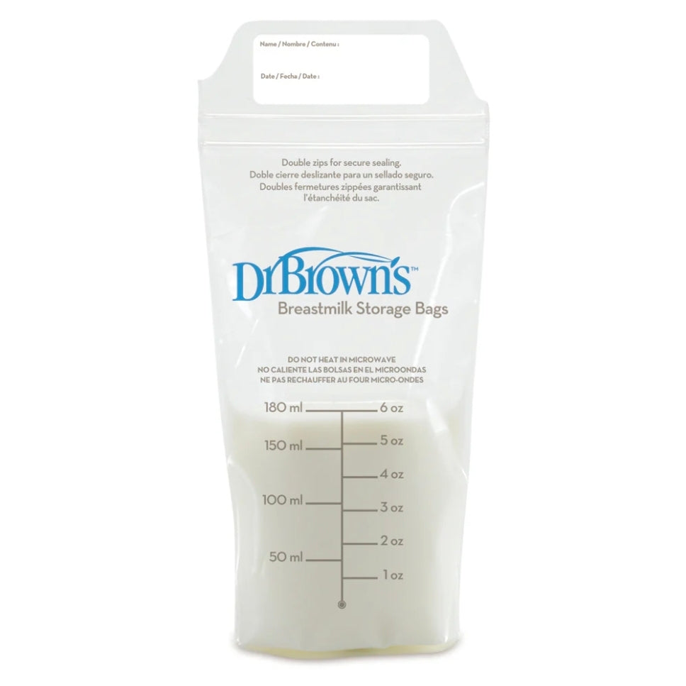 Dr Browns Breastmilk Storage Bag (6oz/180ml) 25pk