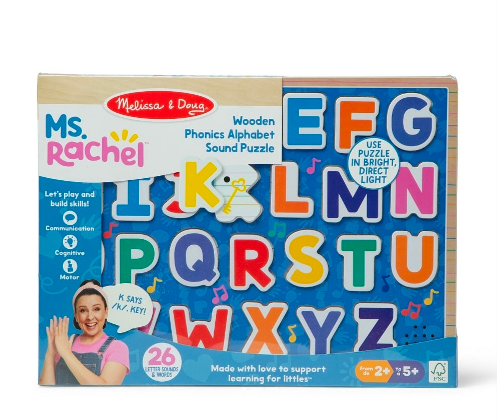 Melissa & Doug - Ms Rachel Alphabet Phonics Puzzle