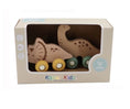 Load image into Gallery viewer, Kaper Kidz EcoWheels Movers 2 pack Triceratops & Diplodocus
