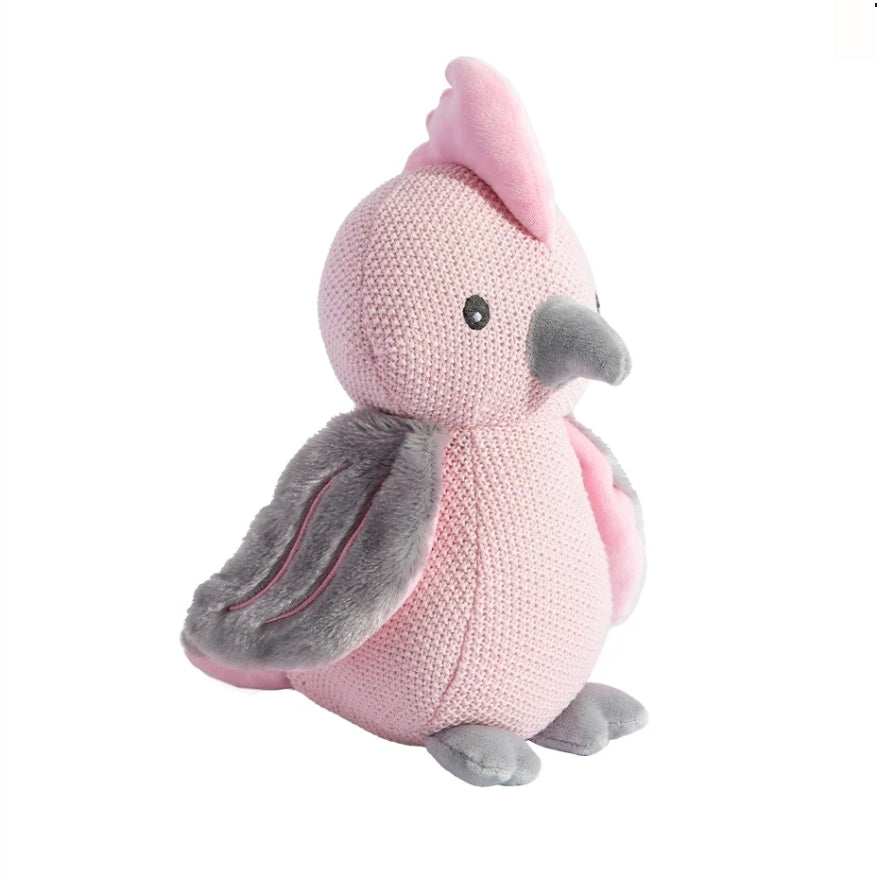 Living Textiles- Australian Knitted Toy - Gary The Galah
