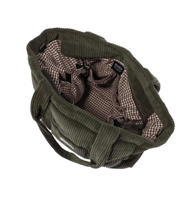 Oioi - Everyday Tote Bag - Corduroy Moss Green