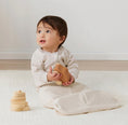 Load image into Gallery viewer, ErgoPouch - Jersey Sleeping Bag Long Sleeve - 1.0 Tog - Oatmeal Marle
