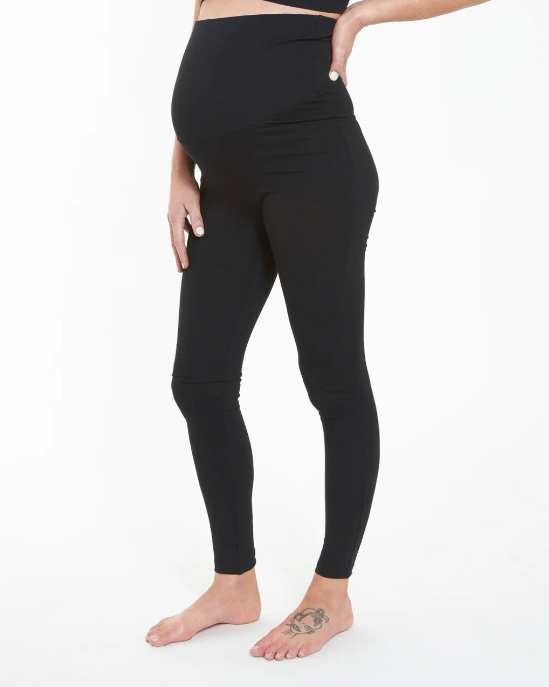 Ripe - Organic Over Bump Legging - Black