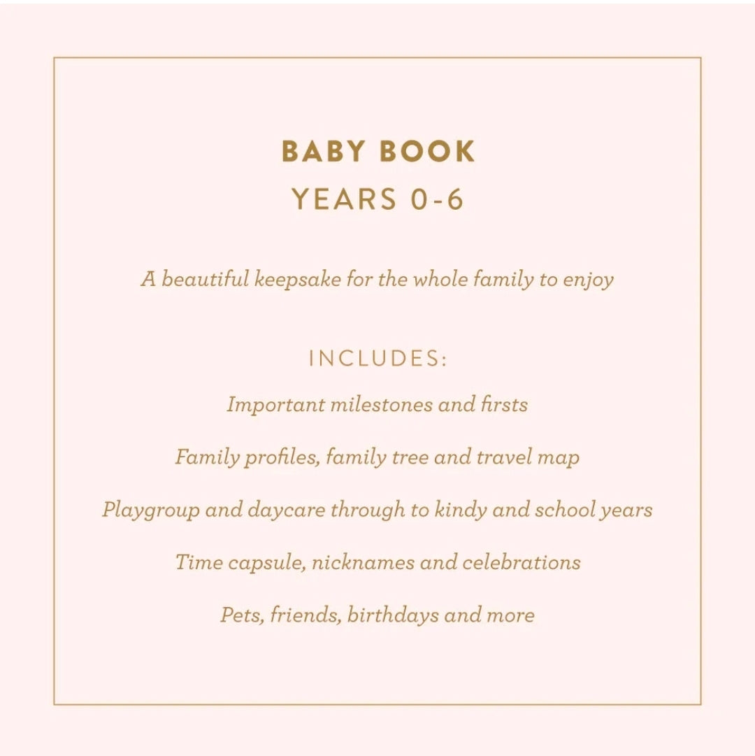 Fox & Fallow - Mini Baby Book - Sage