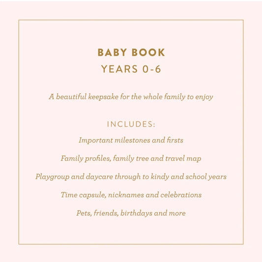 Fox & Fallow - Mini Baby Book - Sage