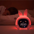 Load image into Gallery viewer, ZAZU Sleep Trainer Clock - Sarah the Rabbit
