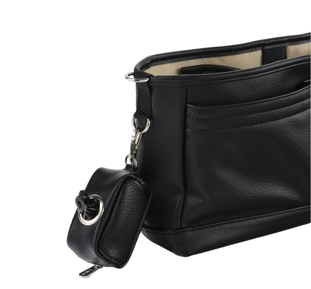 OiOi - Waste Bag Dispenser - Black Vegan Leather