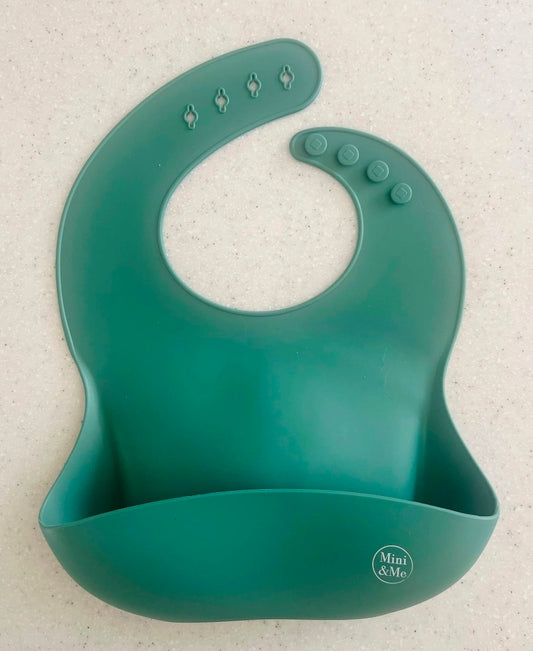 Cuddle Bug & Co - Silicone Bib - Kale