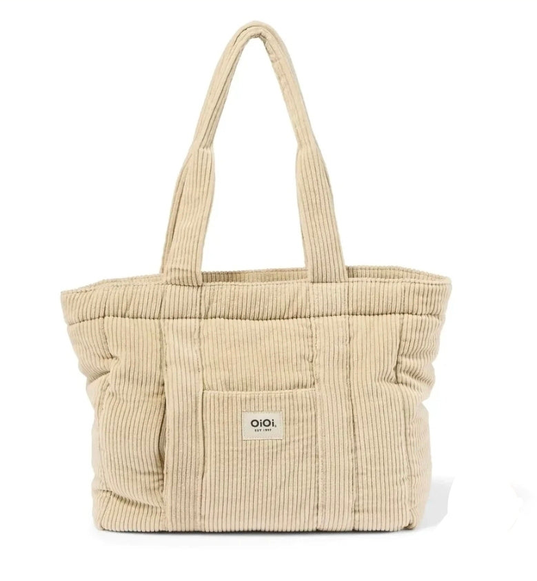Oioi - Everyday Tote Bag - Corduroy Cream