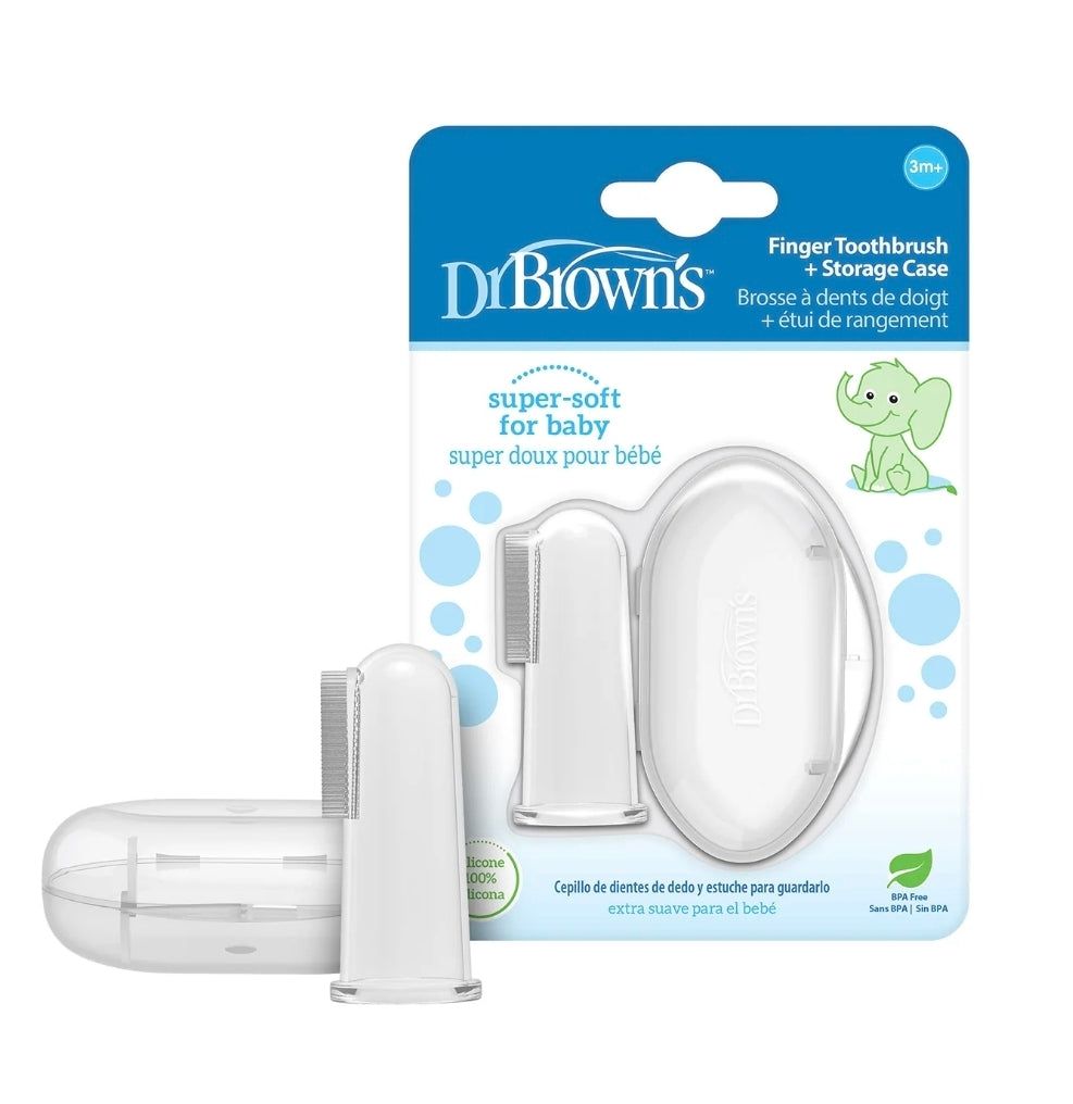 Dr Browns - Finger Toothbrush And Case