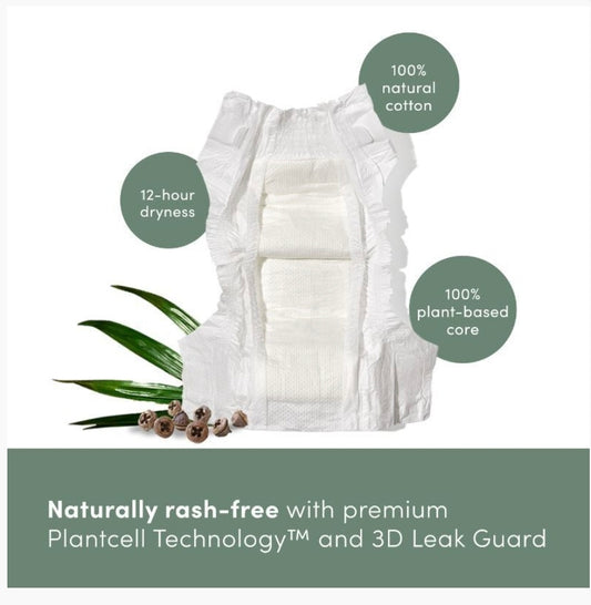 ECORGINALS - Plant Based Eco-Luxury Nappies 18x Unisex Size 5 (12-18kg)