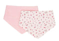 Load image into Gallery viewer, All4Ella - Bandana Bibs 2pk - Pink Petals
