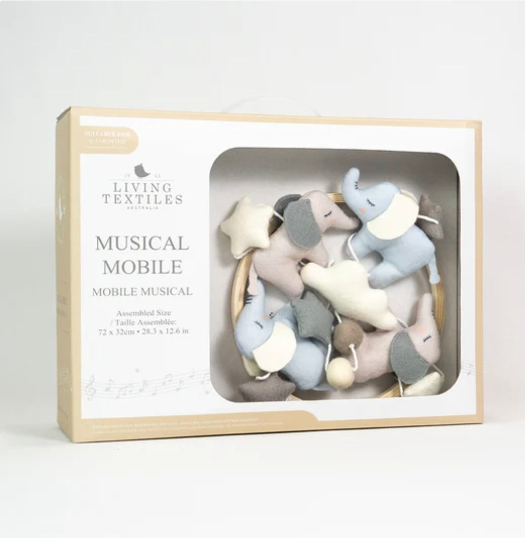 Musical Mobile Set- Elephant Playtime