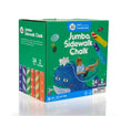 Load image into Gallery viewer, Jumbo Sidewalk Chalk - Washable 24 Colours with 2x Holders
