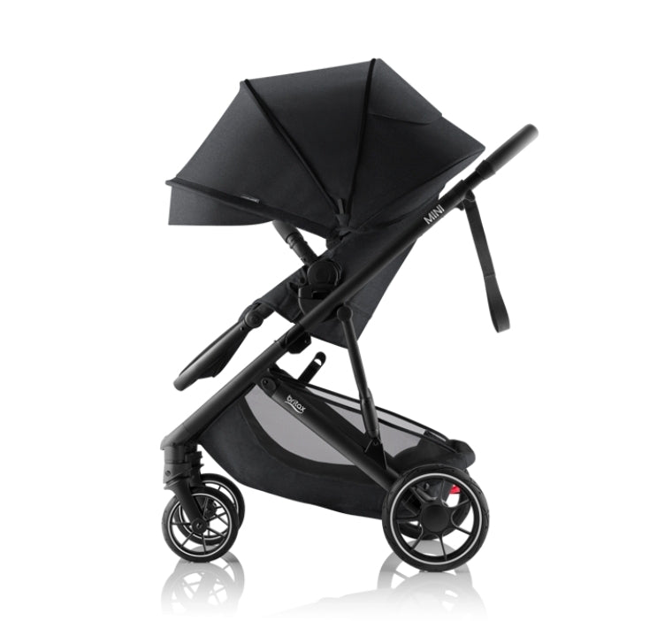 Britax - Mini Compact Lightweight Stroller - Raven Black
