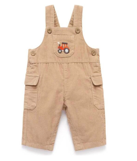 Purebaby - Corduroy Overall - Mushroom